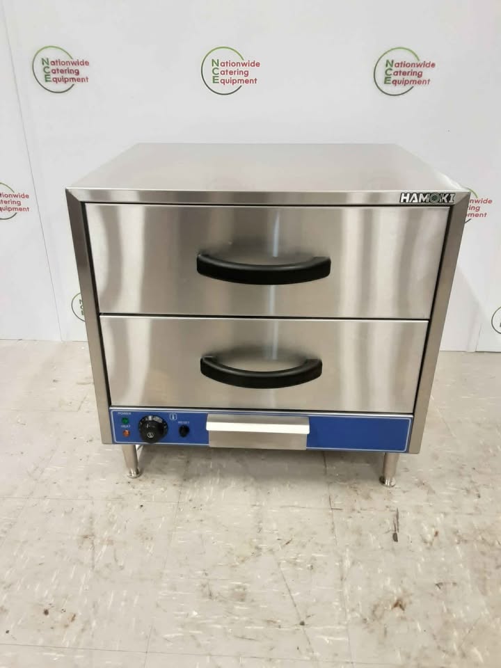 Hamoki Two Drawer Food Warming Unit - Wet Heat (NCE5167)