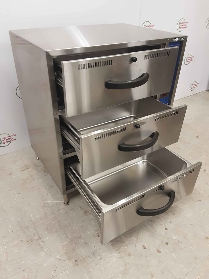 Hamoki Three Food Warming Drawer Unit (NCE5166)