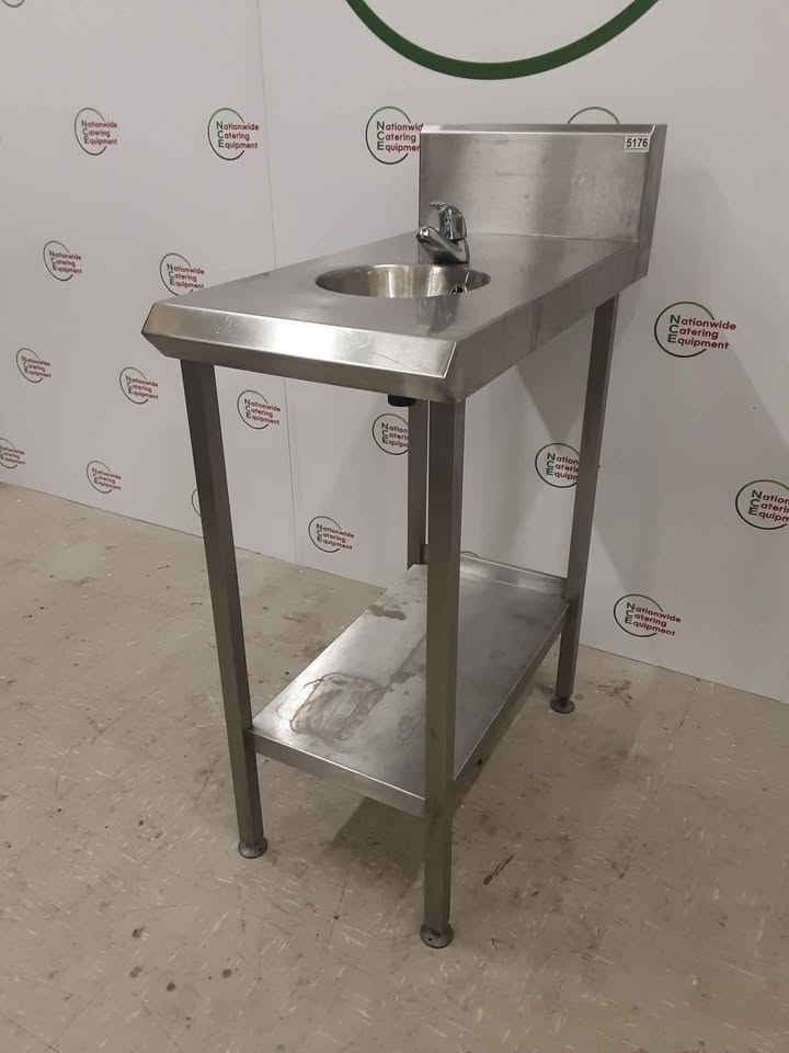 Stainless Steel Filler Table / Wash Hand Basin Unit, 40x81cm (NCE5176)