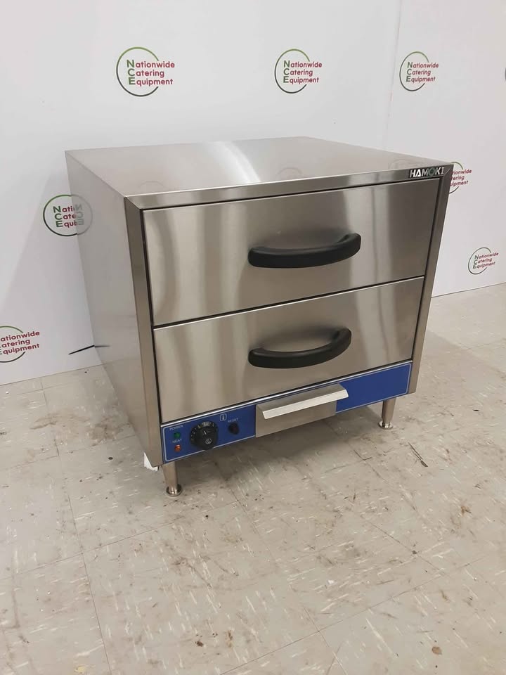 Hamoki Two Drawer Food Warming Unit - Wet Heat (NCE5167)