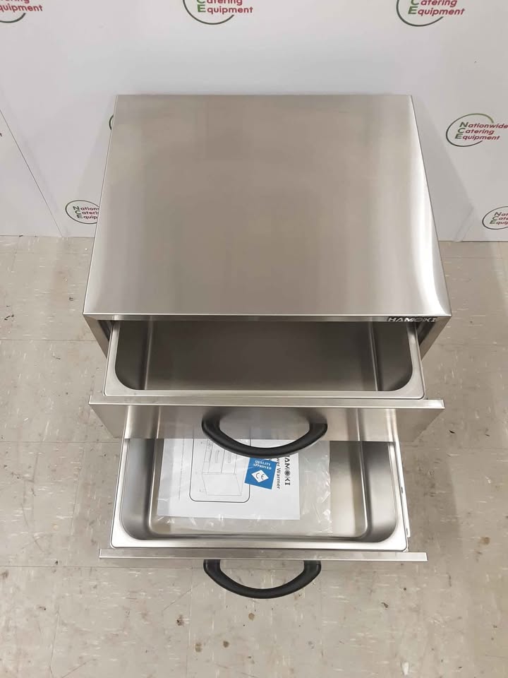 Hamoki Two Drawer Food Warming Unit - Wet Heat (NCE5167)
