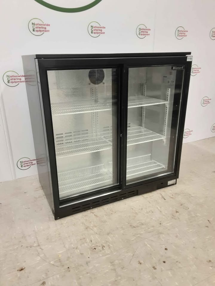 Blizzard Two Sliding Door Bottle Cooler, Model- BZ-BAR2/SL (NCE5198)