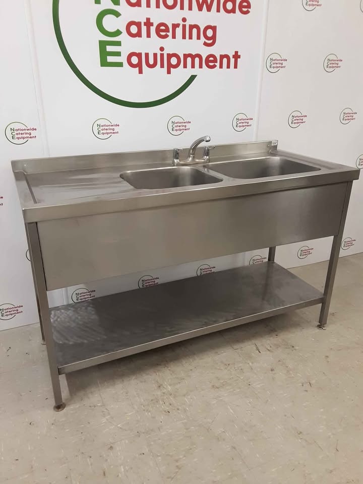 Stainless Steel Double Sink 1.5m (NCE5247)