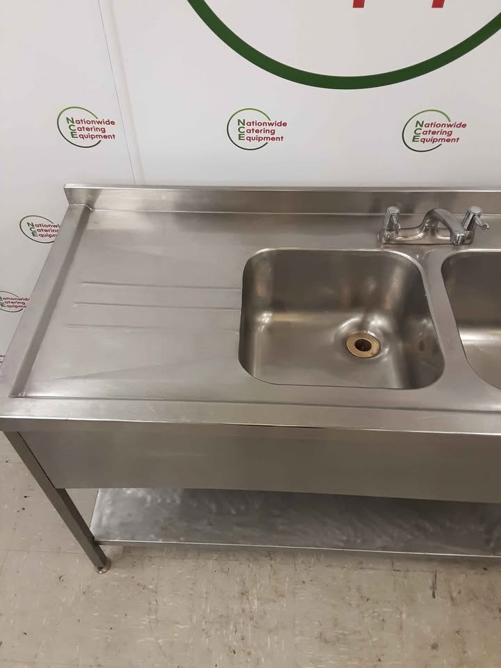 Stainless Steel Double Sink 1.5m (NCE5247)
