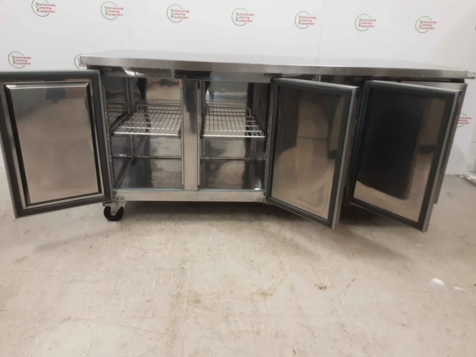 Polar Three Door Flat Counter Fridge, 180cm, Model-G597 (NCE5235)