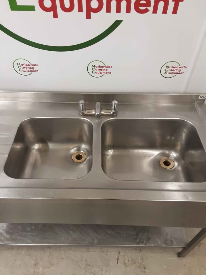 Stainless Steel Double Sink 1.5m (NCE5247)