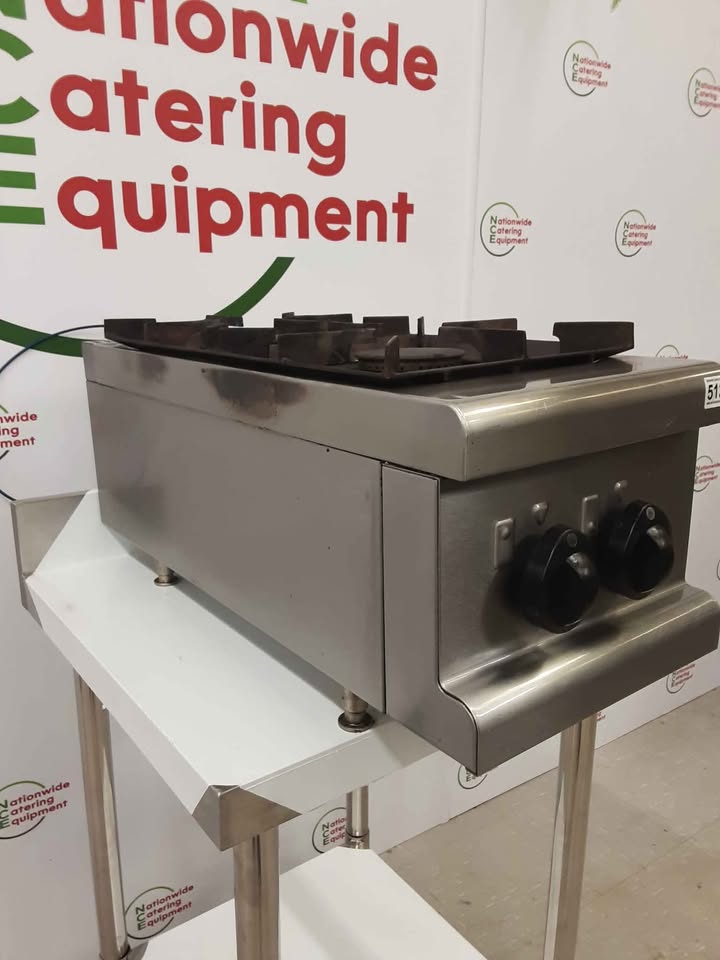 Lincat Opus Tabletop Two Burner Stove, Natural Gas, Model- OG8009 (NCE5139)