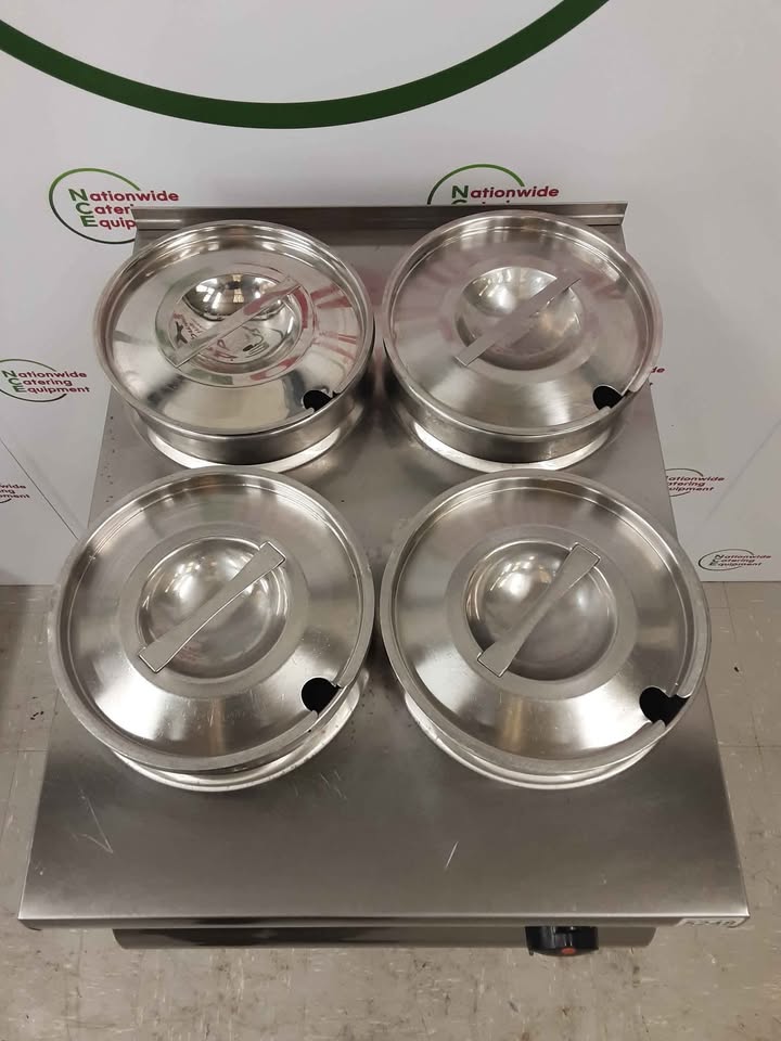 Lincat Four Round Pot Tabletop Dry Bain Marie, Model- BS4 (NCE5248)