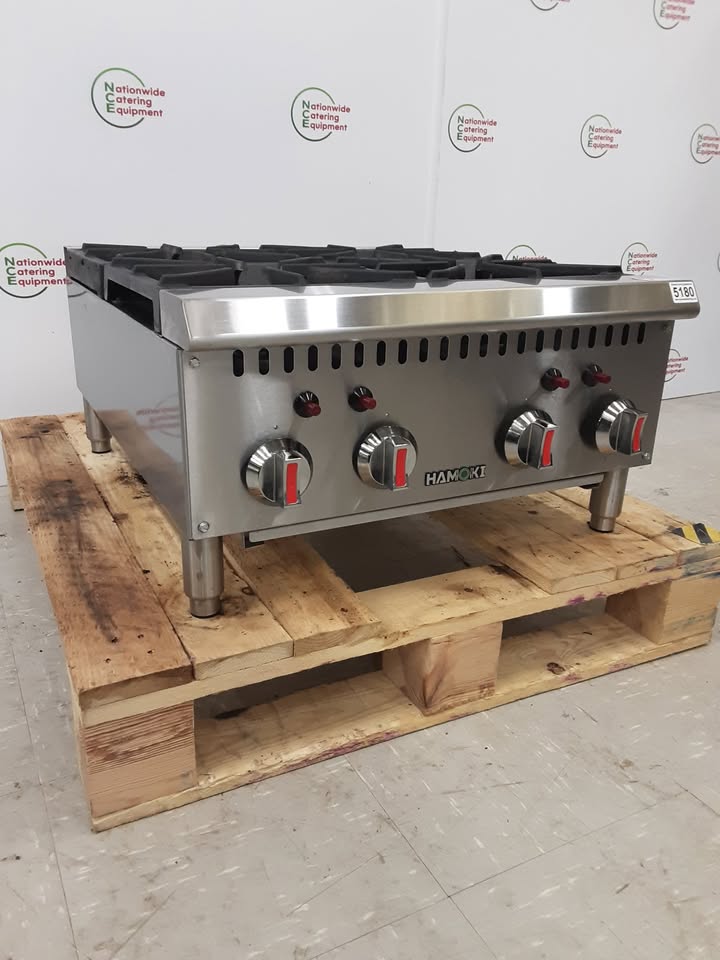 Hamoki Tabletop Four Burner Stove, Natural Gas (NCE5180)