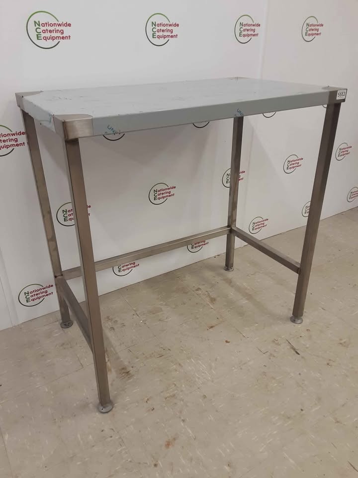 New/Un-Used Stainless Steel Table 88x53cm (NCE5553)