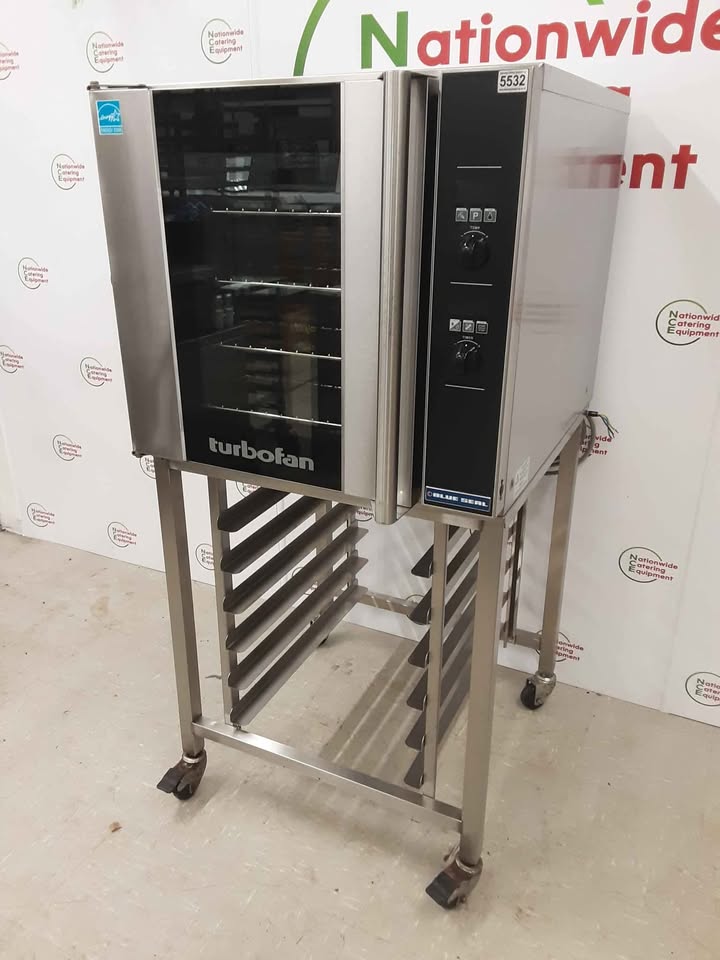 Blueseal Turbofan Electric Convection Oven On Stand / Trolley, Model- E32D4 (NCE5532)