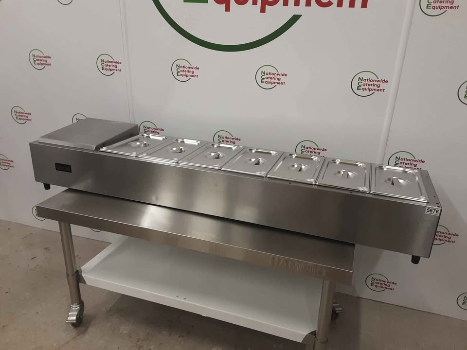 Lincat Tabletop Toppings Fridge, 158cm, Model- FDB (NCE5676)