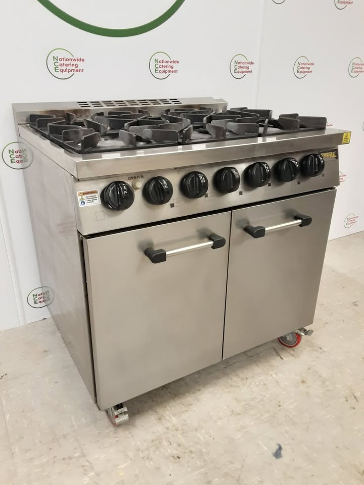 Buffalo Six Burner Stove & Oven, Natural Gas, Model-CT253, 2023 Manufactured (NCE5252)
