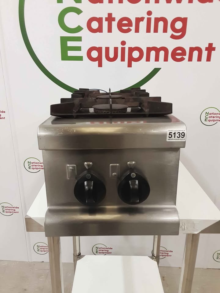 Lincat Opus Tabletop Two Burner Stove, Natural Gas, Model- OG8009 (NCE5139)