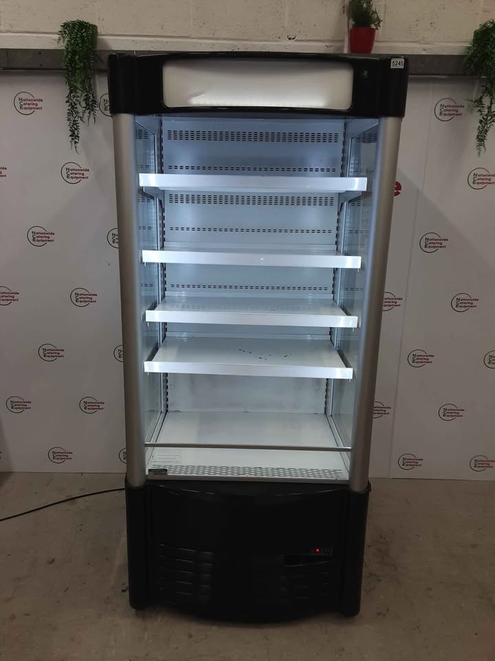 Black Multideck Fridge, 89cm, Model- OPL-G (NCE5245)