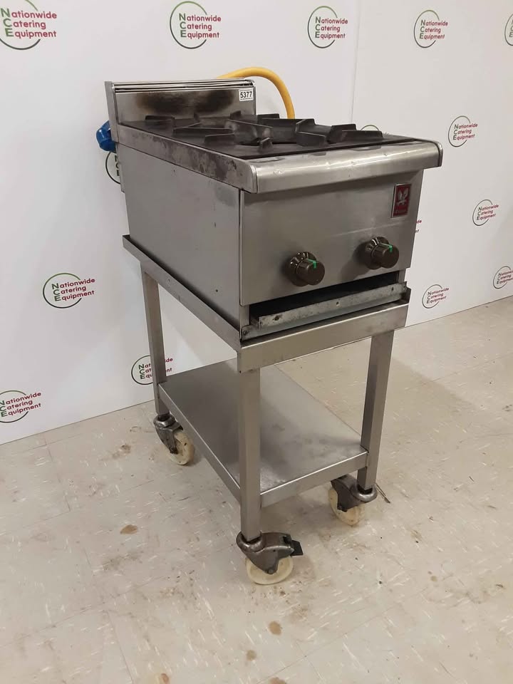 Clearance- Falcon 350 Two Burner Stove On Trolley / Stand (NCE5377)