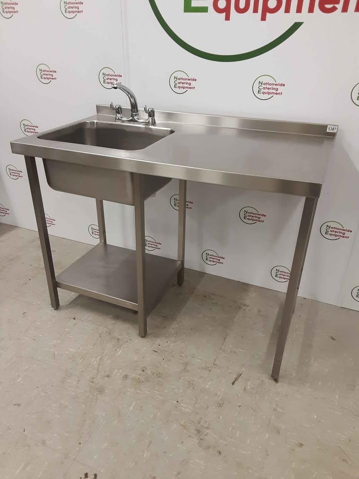 Stainless Steel Single Sink With Appliance Space Beneath 120cm (NCE5387)