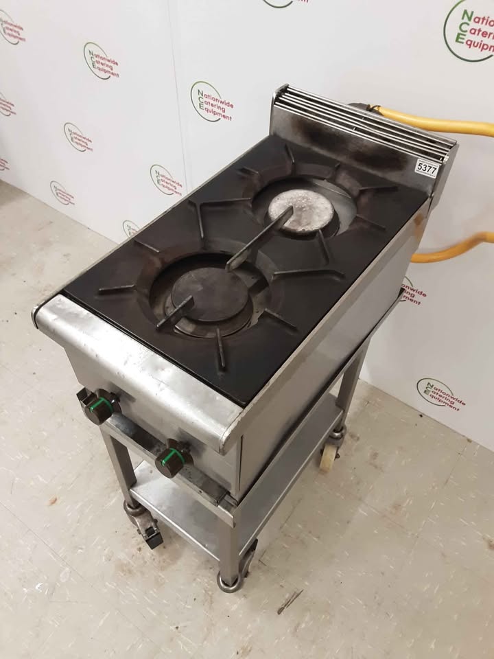 Clearance- Falcon 350 Two Burner Stove On Trolley / Stand (NCE5377)