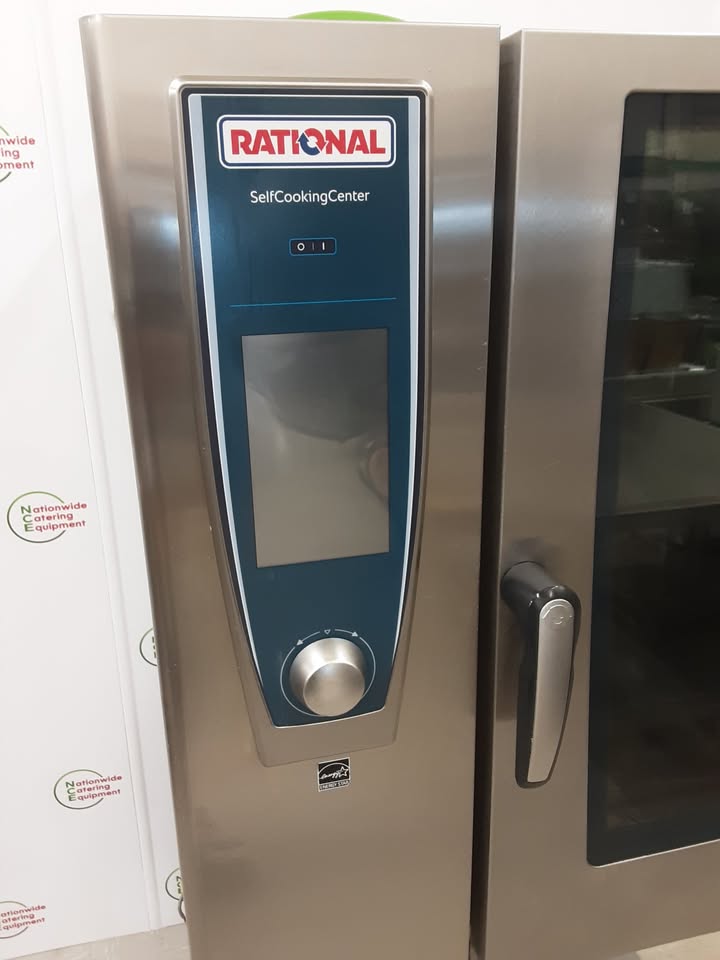 Rational 10 Grid Electric SCC White Efficiency Combi Oven On Stand (NCE5412)