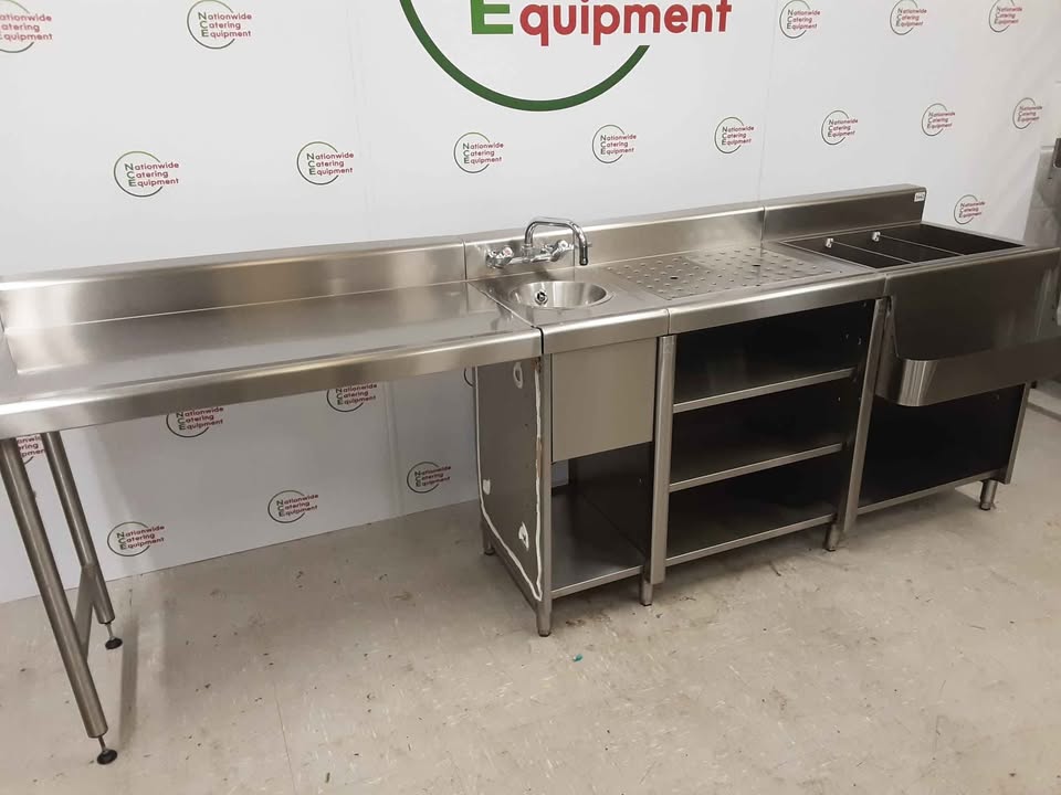Stainless Steel IMC Cocktail Station / Sink, 250cm (NCE5442)