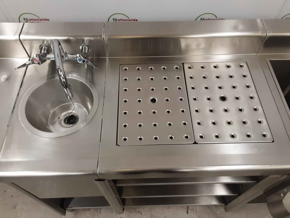 Stainless Steel IMC Cocktail Station / Sink, 250cm (NCE5442)