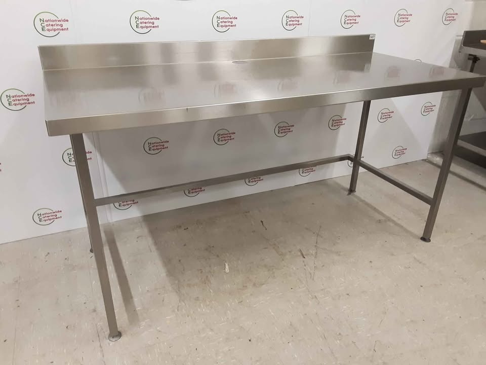 Stainless Steel 180cm Table-With Appliance Space (NCE5457)