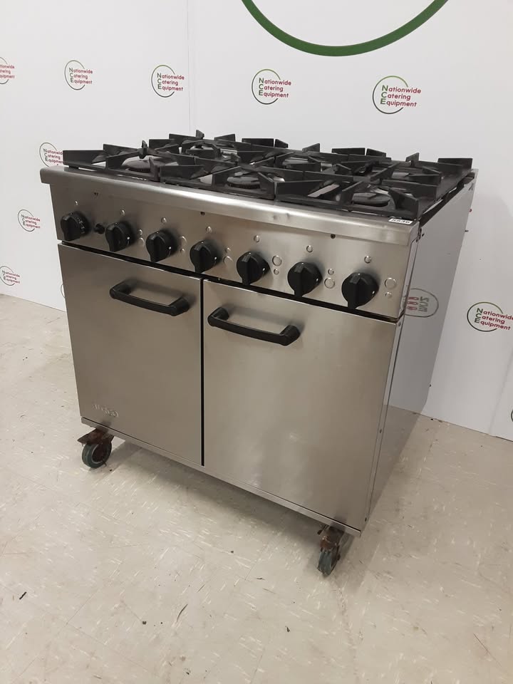 Burco Six Burner Stove & Oven, Natural Gas, Model- BCO Titan 90NG (NCE5536)