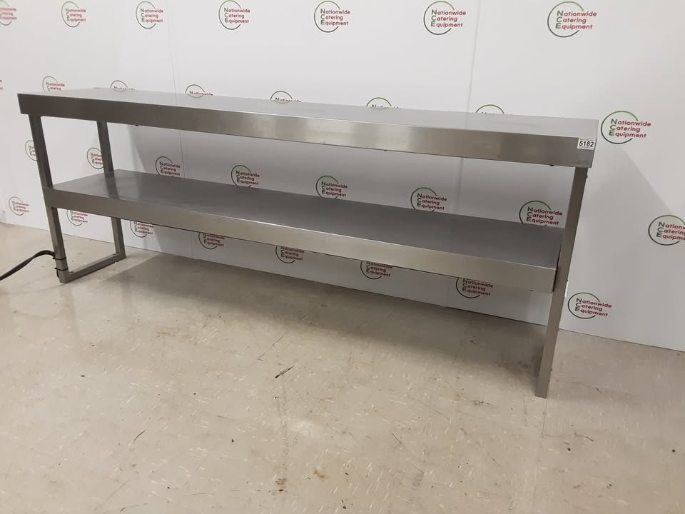Stainless Steel Two Tier Heated Gantry, 200cm, 2x13amp (NCE5182)