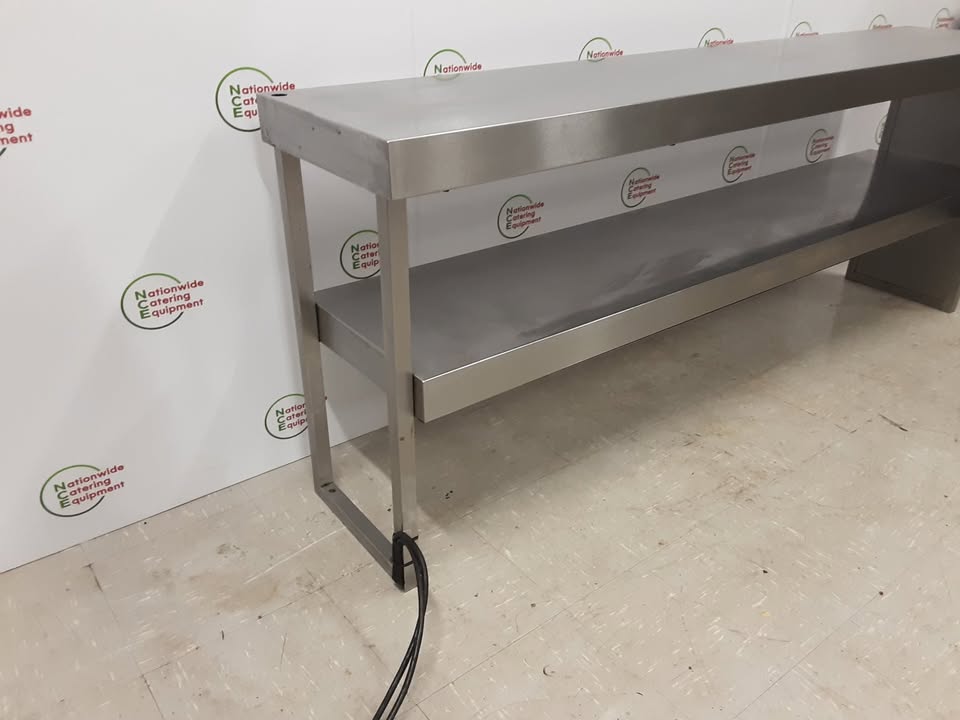 Stainless Steel Two Tier Heated Gantry, 200cm, 2x13amp (NCE5182)