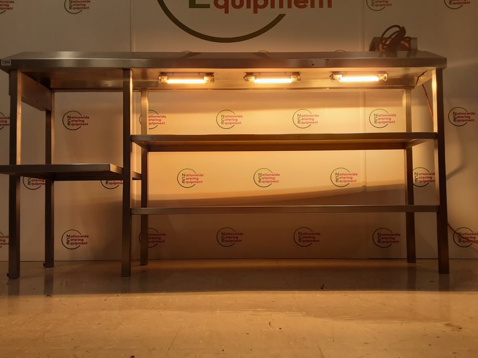 Stainless Steel Three Tier Heated Gantry (Top Tier Heated), 186cm, 13amp (NCE5506)