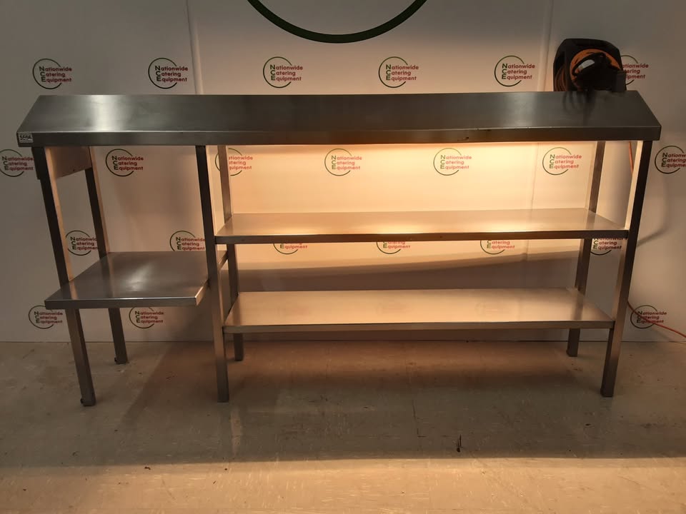 Stainless Steel Three Tier Heated Gantry (Top Tier Heated), 186cm, 13amp (NCE5506)