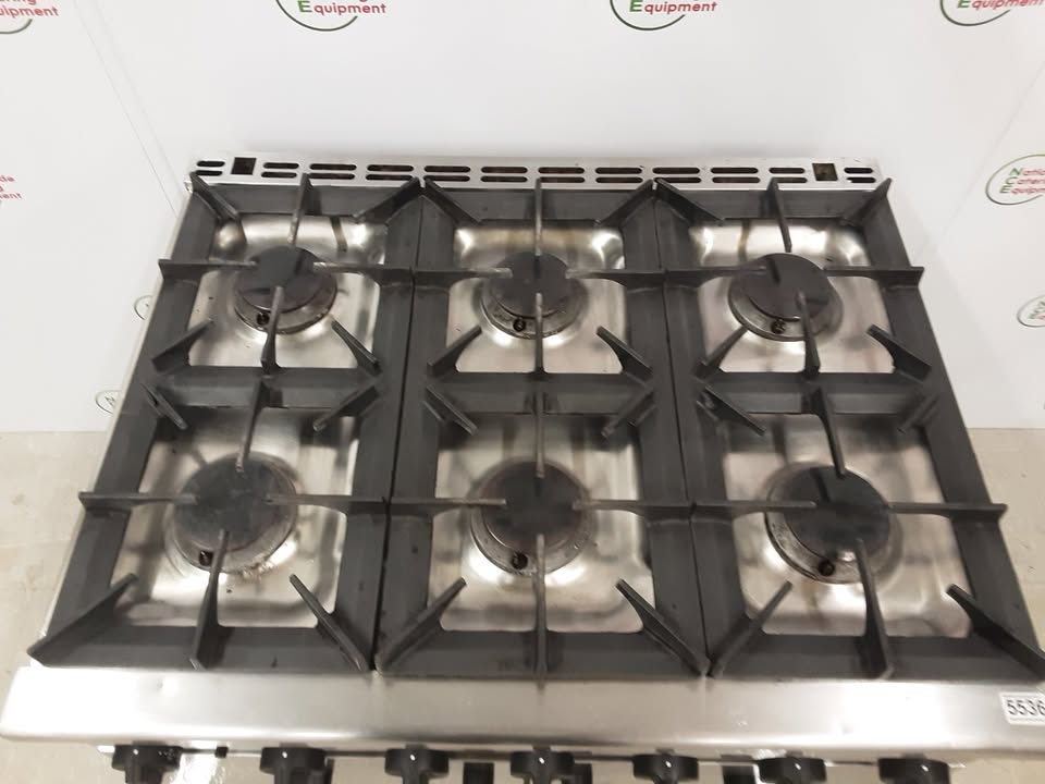 Burco Six Burner Stove & Oven, Natural Gas, Model- BCO Titan 90NG (NCE5536)