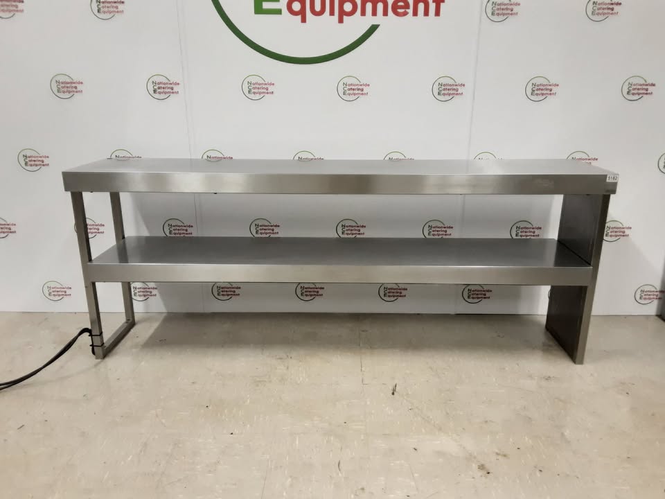 Stainless Steel Two Tier Heated Gantry, 200cm, 2x13amp (NCE5182)