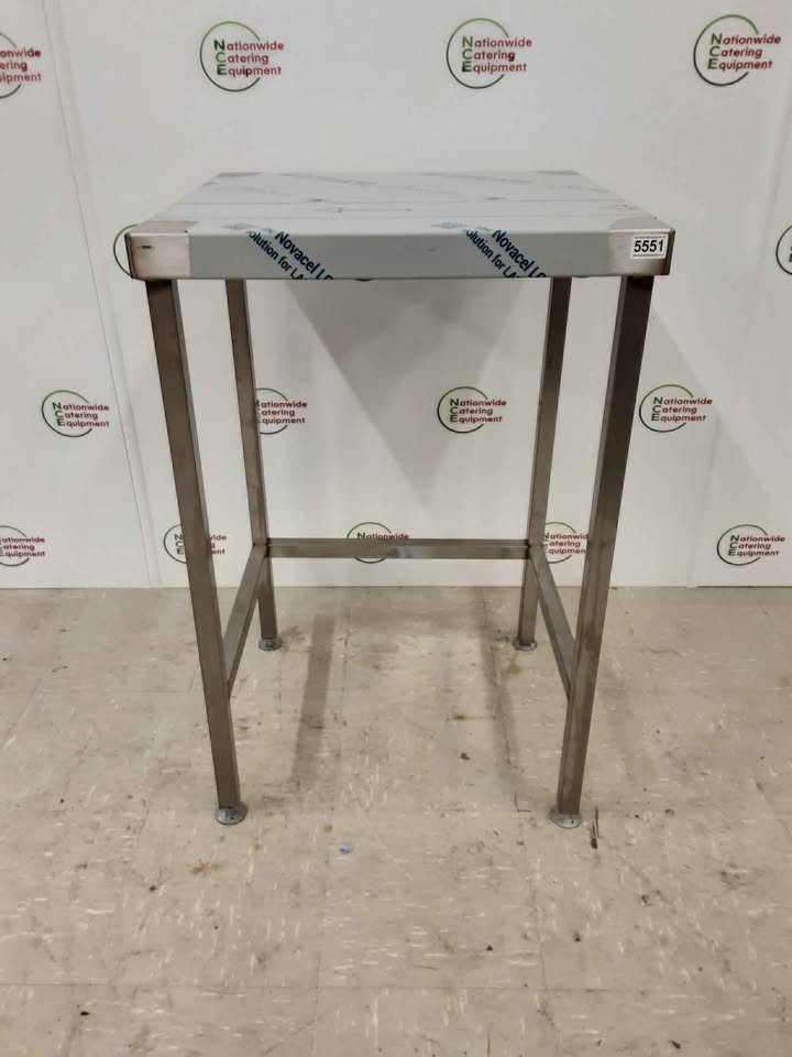 New/Un-Used Stainless Steel Table 60x60cm (NCE5551)