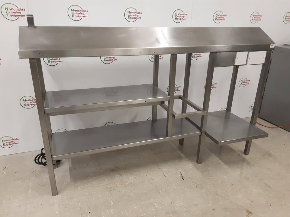 Stainless Steel Three Tier Heated Gantry, 160cm, 13amp (NCE5507)