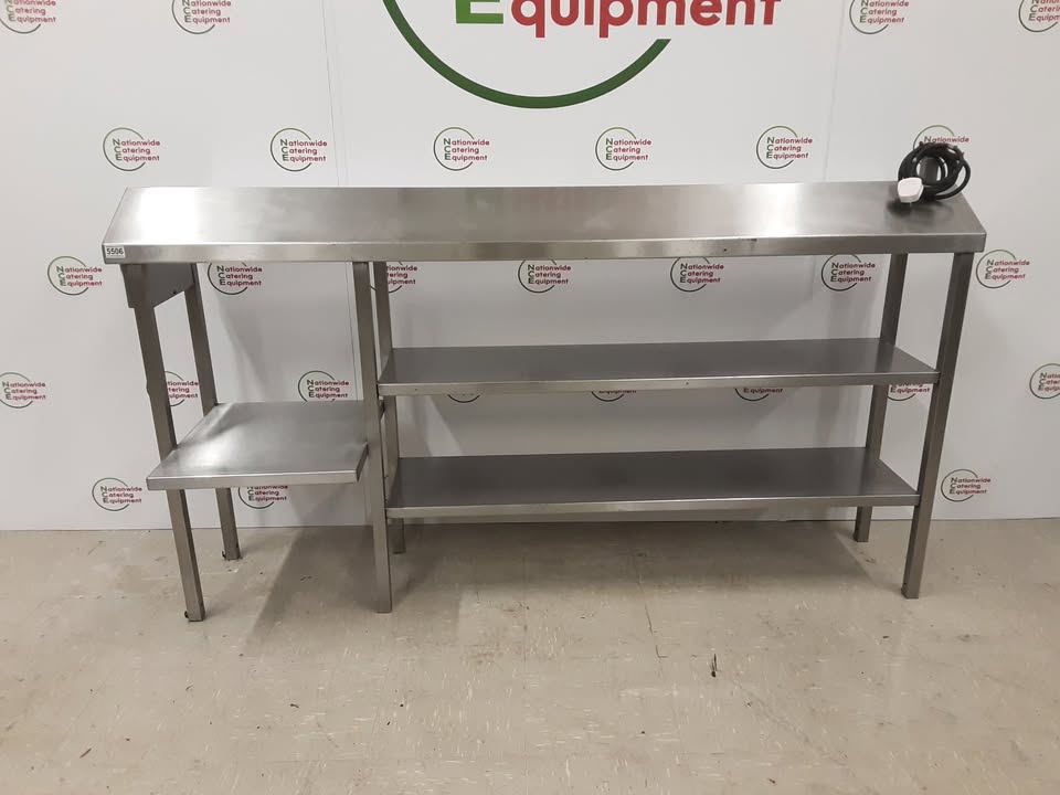 Stainless Steel Three Tier Heated Gantry (Top Tier Heated), 186cm, 13amp (NCE5506)