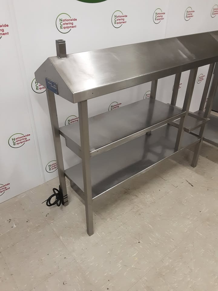 Stainless Steel Three Tier Heated Gantry, 160cm, 13amp (NCE5507)