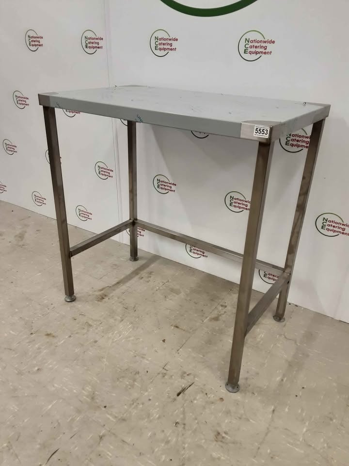 New/Un-Used Stainless Steel Table 88x53cm (NCE5553)