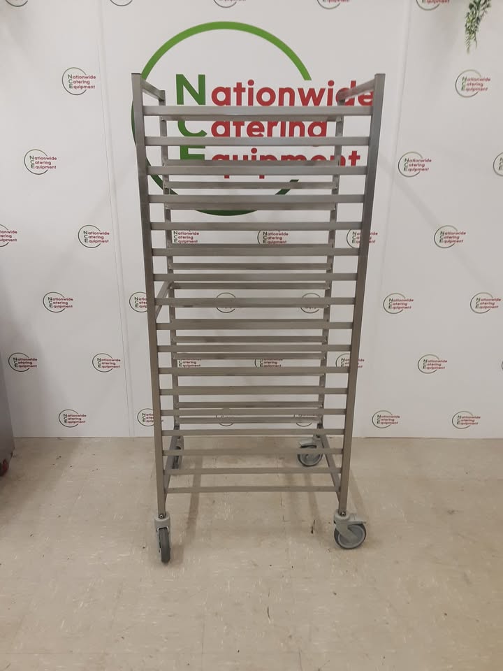 Stainless Steel Double Width Storage/Cooling Trolley (NCE5582)