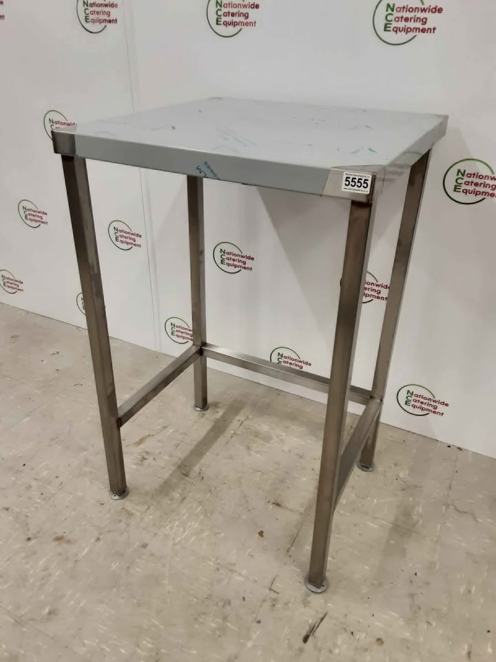 New/Un-Used Stainless Steel Table 57x58cm (NCE5555)