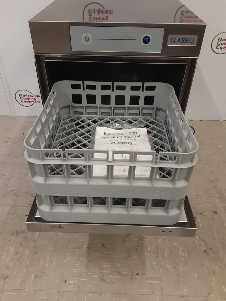 Classeq 35cm Glasswasher, Gravity Drain, 13amp, Model- G350 (NCE5564)