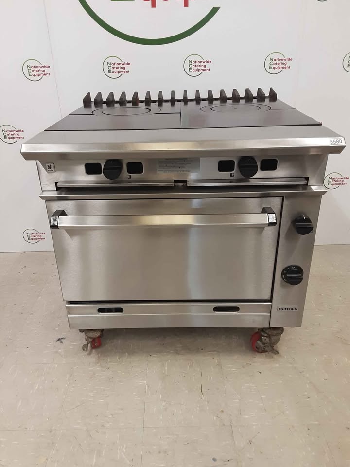 Falcon Chieftain- Heavy Duty Solid Top, Double Bullseye, Natural Gas, Model-G1006FX (NCE5580)