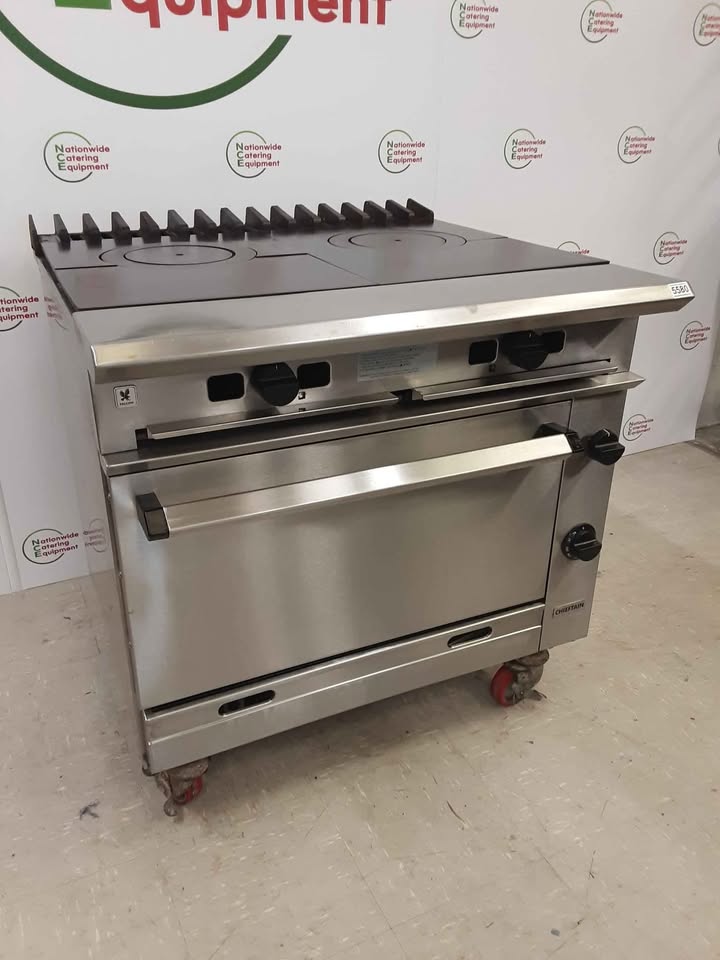 Falcon Chieftain- Heavy Duty Solid Top, Double Bullseye, Natural Gas, Model-G1006FX (NCE5580)