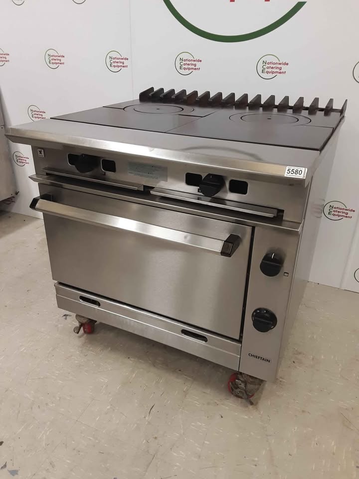 Falcon Chieftain- Heavy Duty Solid Top, Double Bullseye, Natural Gas, Model-G1006FX (NCE5580)