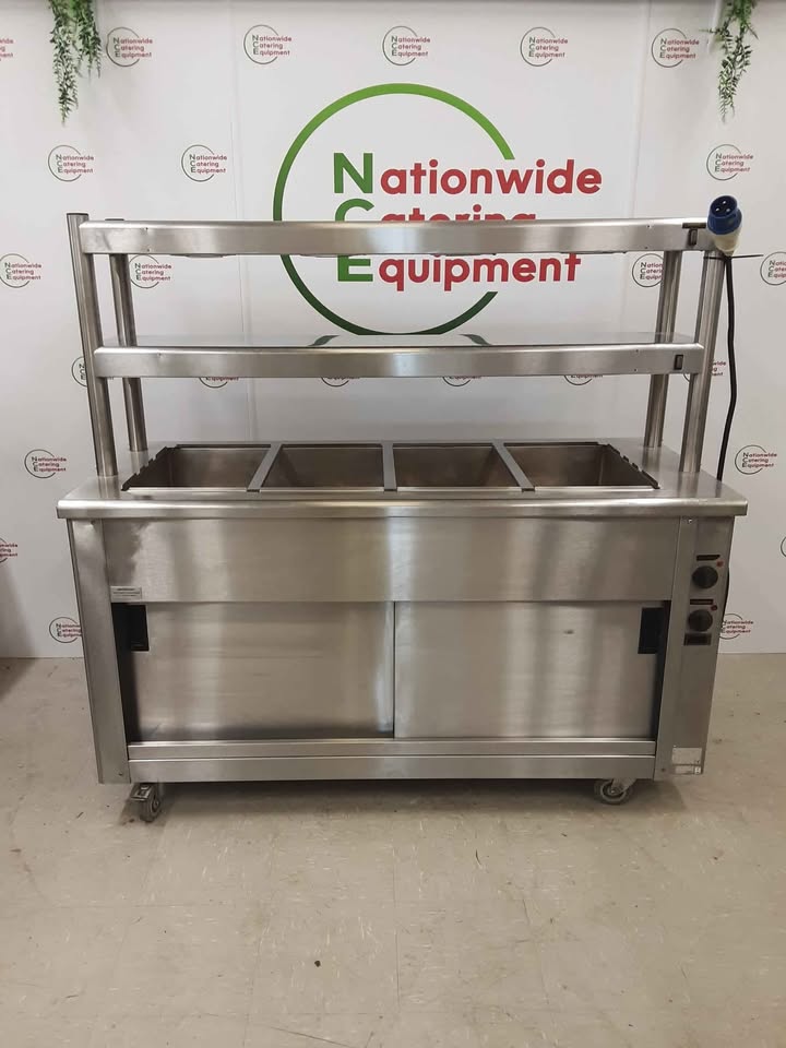 Victor Mobile Hotcupboard With Wet Bain Marie And Two Tier Heated Gantry (NCE5617)