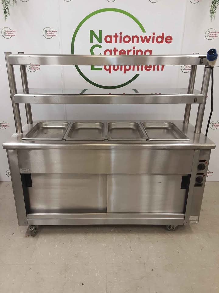 Victor Mobile Hotcupboard With Wet Bain Marie And Two Tier Heated Gantry (NCE5617)