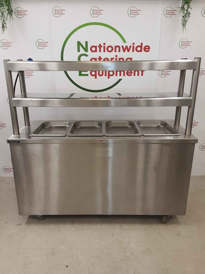 Victor Mobile Hotcupboard With Wet Bain Marie And Two Tier Heated Gantry (NCE5617)