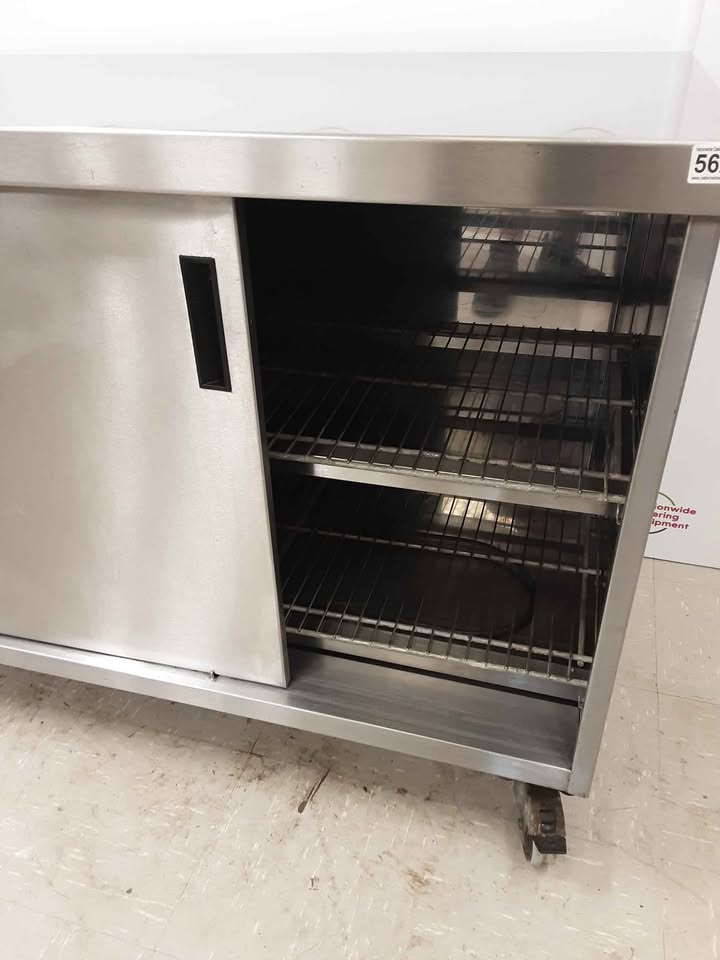 Mobile Hotcupboard With Sliding Doors, 13amp, 120x70cm (NCE5629)