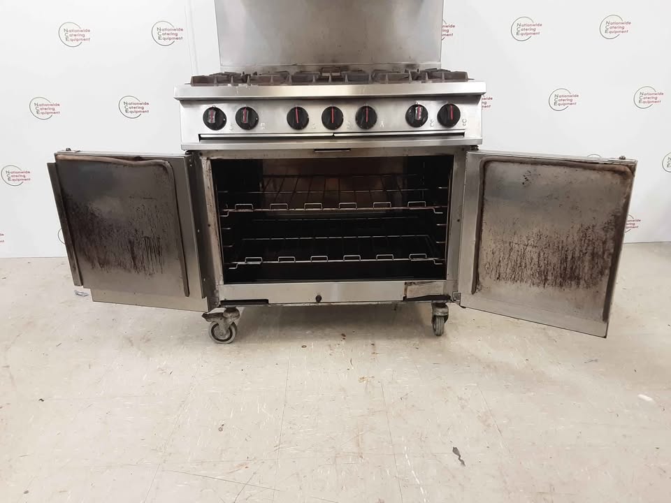 Falcon Dominator Six Burner Stove and Oven with Pan Shelf (NCE5659)