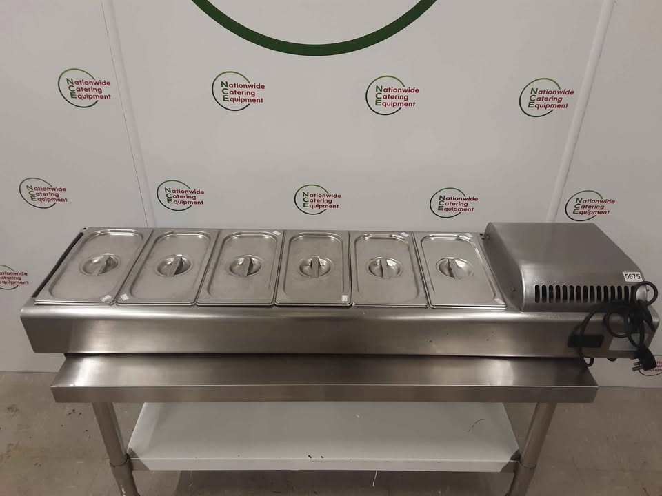 Lincat Tabletop Toppings Fridge, 140cm, Model- FDB6 (NCE5675)